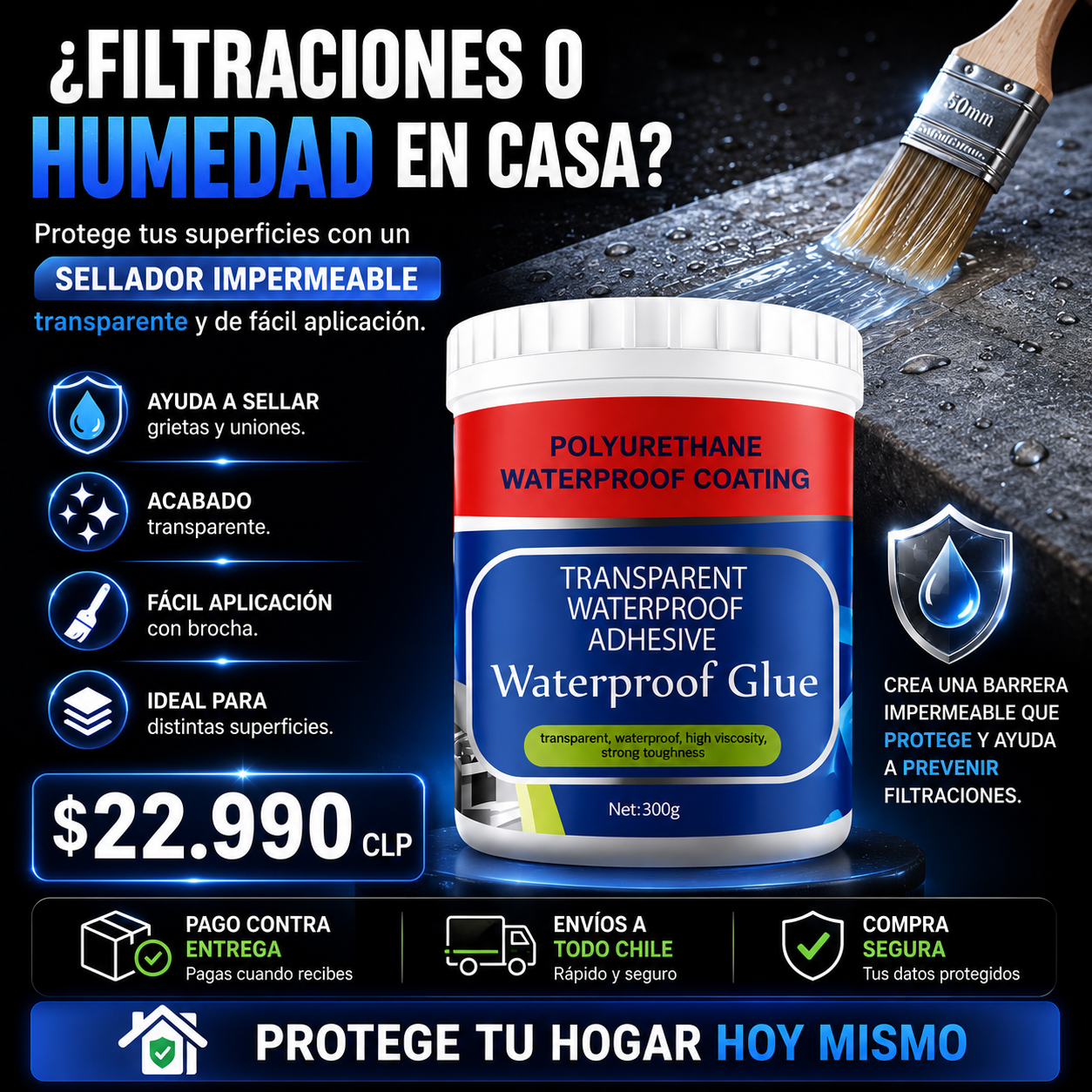 AquaStop - Gel Sellador impermeable 300g